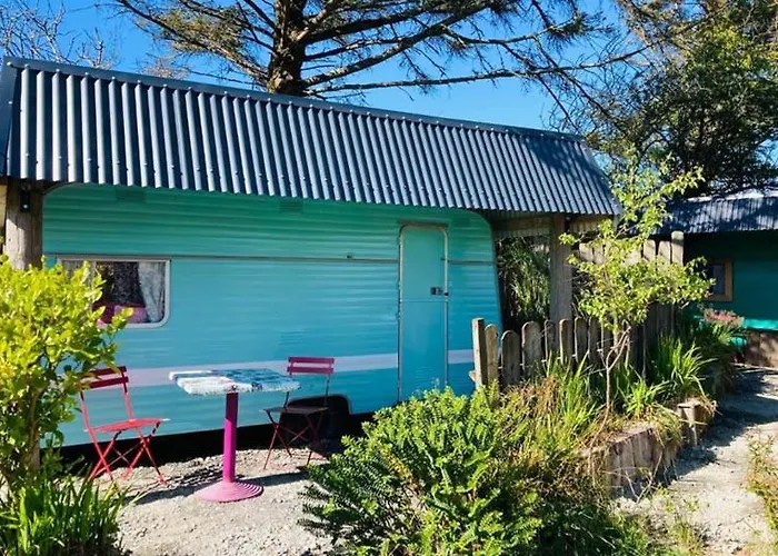 Retro Caravans On Valentia Island Camping Chapeltown